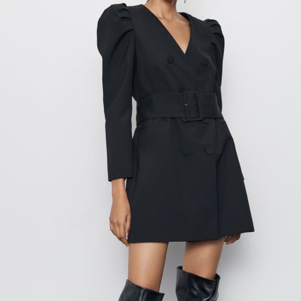 Zara Belted jacket dress (never worn)